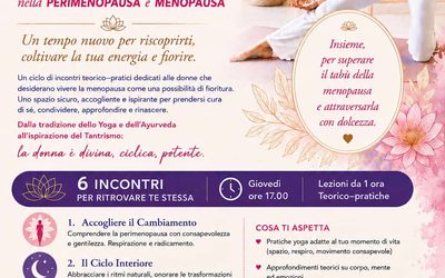 Yoga in menopausa – ciclo di 6 incontri da ottobre 2026