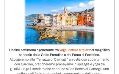 Week-end yoga a Camogli (GE) 9-10-11 ottobre 2026